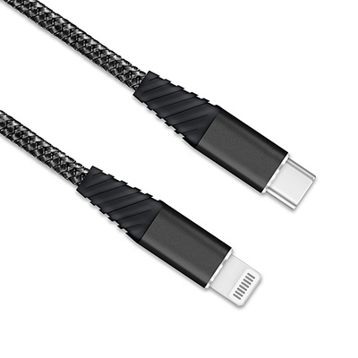 PDALWA002，USB2.0 鋁殼鎧甲編織線身 傳輸線(PD)-造型B