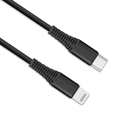 PDALPV002，USB2.0 鋁殼PVC線身 傳輸線(PD)-造型B