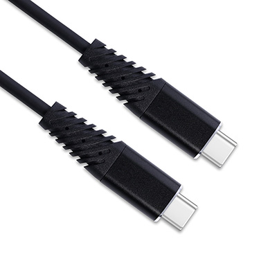 PDALPV003，USB2.0 鋁殼PVC線身 傳輸線(PD)-造型C