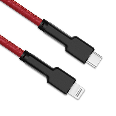 PDALSY002，USB2.0 Aluminum shell & Synthetic leather braided mobile cable (PD)