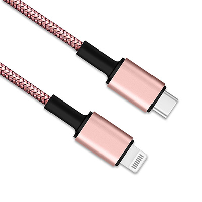 PDALWA001，USB2.0 Aluminum shell & TPE Wayona nylon braided mobile cable (PD)