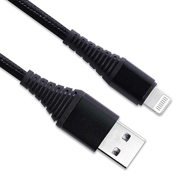 PDALBR009，USB2.0 鋁殼尼龍單色編織線身 傳輸線-造型F