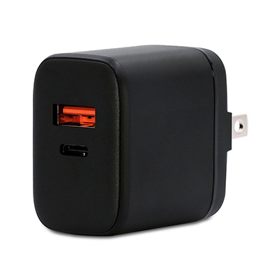 US035-2ACF001，Power delivery charger 35W 2Port(USB-A/Type-C) American plug-Fold