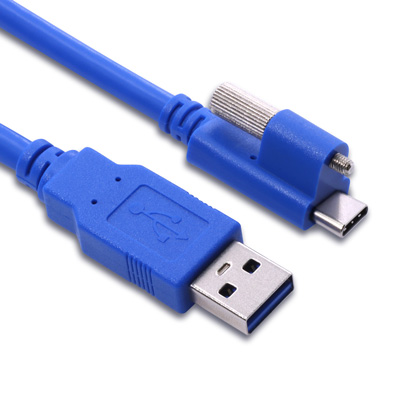 USB32CAB002L，USB3.2 Gen1 Type-A to USB-C 傳輸線帶鎖
