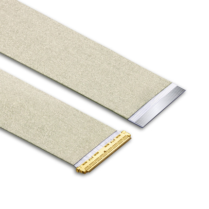 FFC-CO-001，0.5mm LVDS 40P I-Pex20454 UL20706 105℃ FFC cable