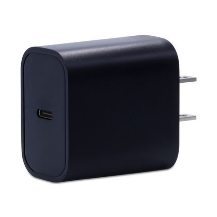 US015-01CX002 Black，Power delivery charger 15W 1Port(Type-C) American plug-Fixed