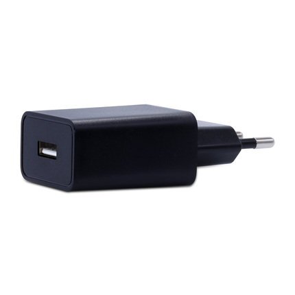 EU010-01AX002 Black&#xFF0C;Power delivery charger 10W 1Port(USB-A)  European standard plug-Fixed