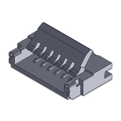 FPC05-FF-10-B-RA，0.5mm Front-Flip H:1.0mm Bottom RA FPC連接器