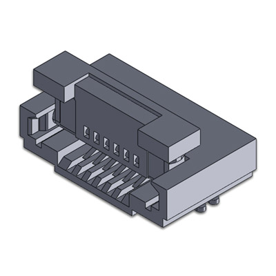 FPC05-FF-20-B-RA，0.5mm Front-Flip H:2.0mm Bottom RA FPC Connector
