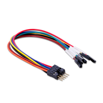 HSG-DH2-001，Dupont Male Terminal with Clip, PH2.54 10P to 1P Dupont PH2.54 L:190mm, UL1007 #22 HSG Wire Harness