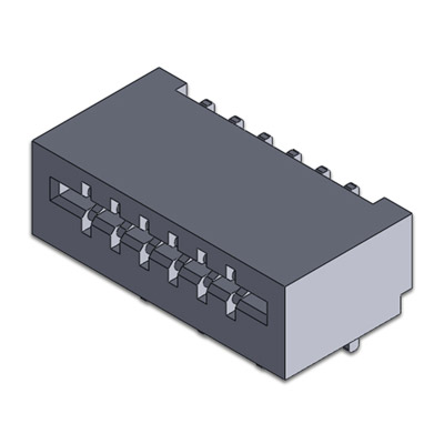 FPC125-NF-35-TB-RA，1.25mm Non-ZIF H:3.50mm Top&Bottom RA FPC連接器