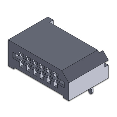 FPC125-NF-41-T-RA，1.25mm Non-ZIF H:4.10mm Top RA FPC連接器
