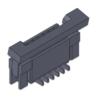 FPC10-D-55-ST，1.0mm Drawer H:5.50mm Single ST FPC連接器
