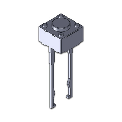 TS-D-V-001，6.0x6.0 DIP Vertical 輕觸開關 (料帶式)