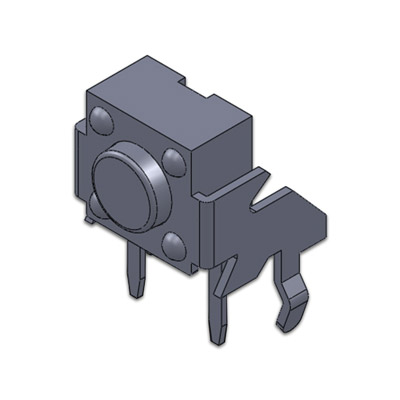 TS-D-R-007，7.5x6.0 DIP RA 輕觸開關