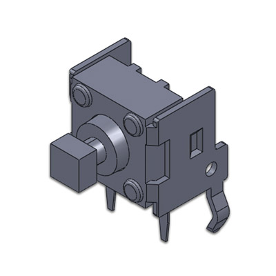 TS-D-R-006，7.5x7.1 DIP RA 輕觸開關