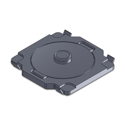 TS-S-V-018，3.7x3.7 SMT Vertical 輕觸開關