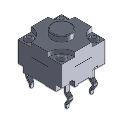 TS-W-D-V-002，8.0x8.0 DIP Vertical 防水輕觸開關