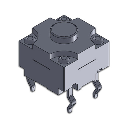 TS-W-D-V-002&#xFF0C;8.0x8.0 DIP Vertical 防水輕觸開關
