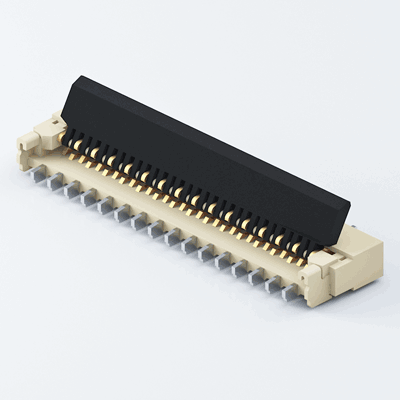 FPC03-FF-10-B-RA，0.3mm Front-Flip H:1.0mm Bottom RA FPC連接器