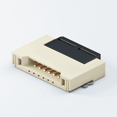 FPC05-BF-12-TB-RA，0.5mm Back-Flip H:1.2mm Top&Bottom RA FPC連接器