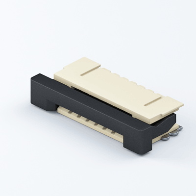 FPC10-D-25-B-RA，1.0mm Drawer H:2.50mm Bottom RA FPC連接器