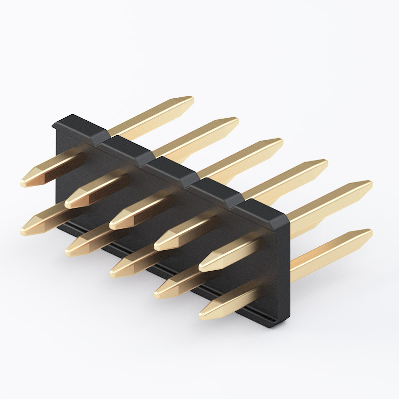 High-Quality 2.54 mm Pitch Dual-Row Right-Angle DIP Pin Header ...
