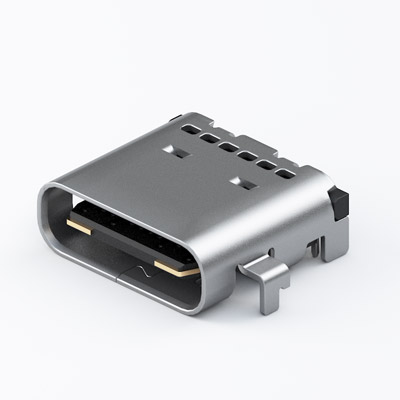TYPE-CF-24RM-03，USB3.2 Type-C Connector, 24Pin offset 0.8mm