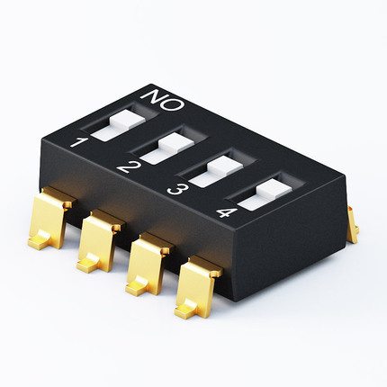 DPSW-25SVxxx-A03，2.54mm SMT Vertical Dip Switch