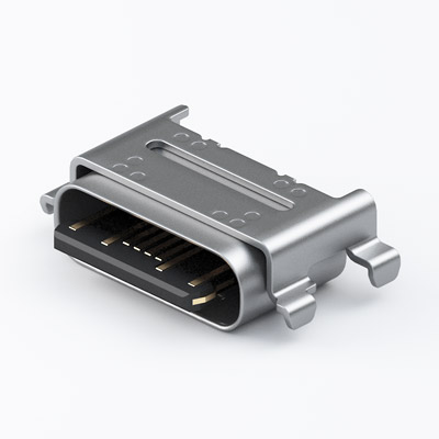 FTPC16-FBT-1S-W08, USB 2.0Type-C Female Connector, Waterproof