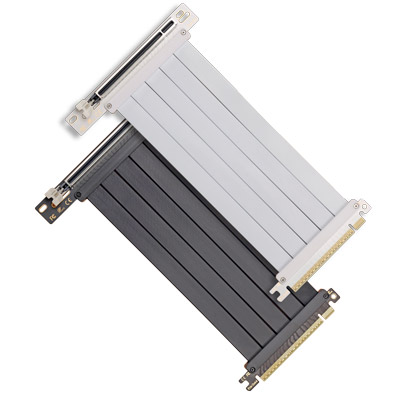PCIe 顯示卡轉接線，PCIE 4.0 180°對90°線