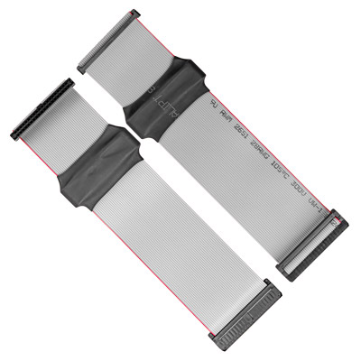 灰排線，IDC 2 x 20 pin to IDC 2 x2 0pin