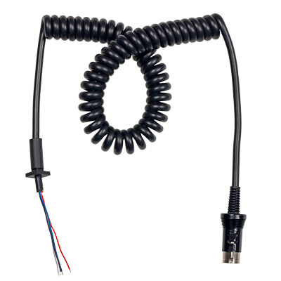 5Pin DIN Male to Tinned Open-End Spiral Cable