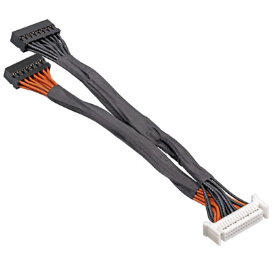 JST SHD 1.0mm 2x15P to DuPont 2.0mm 2x8P＋2x7P Cable Assembly